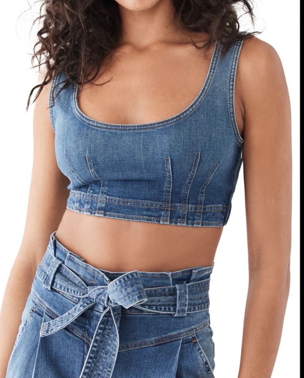 ALC Denim Crop - Image 3
