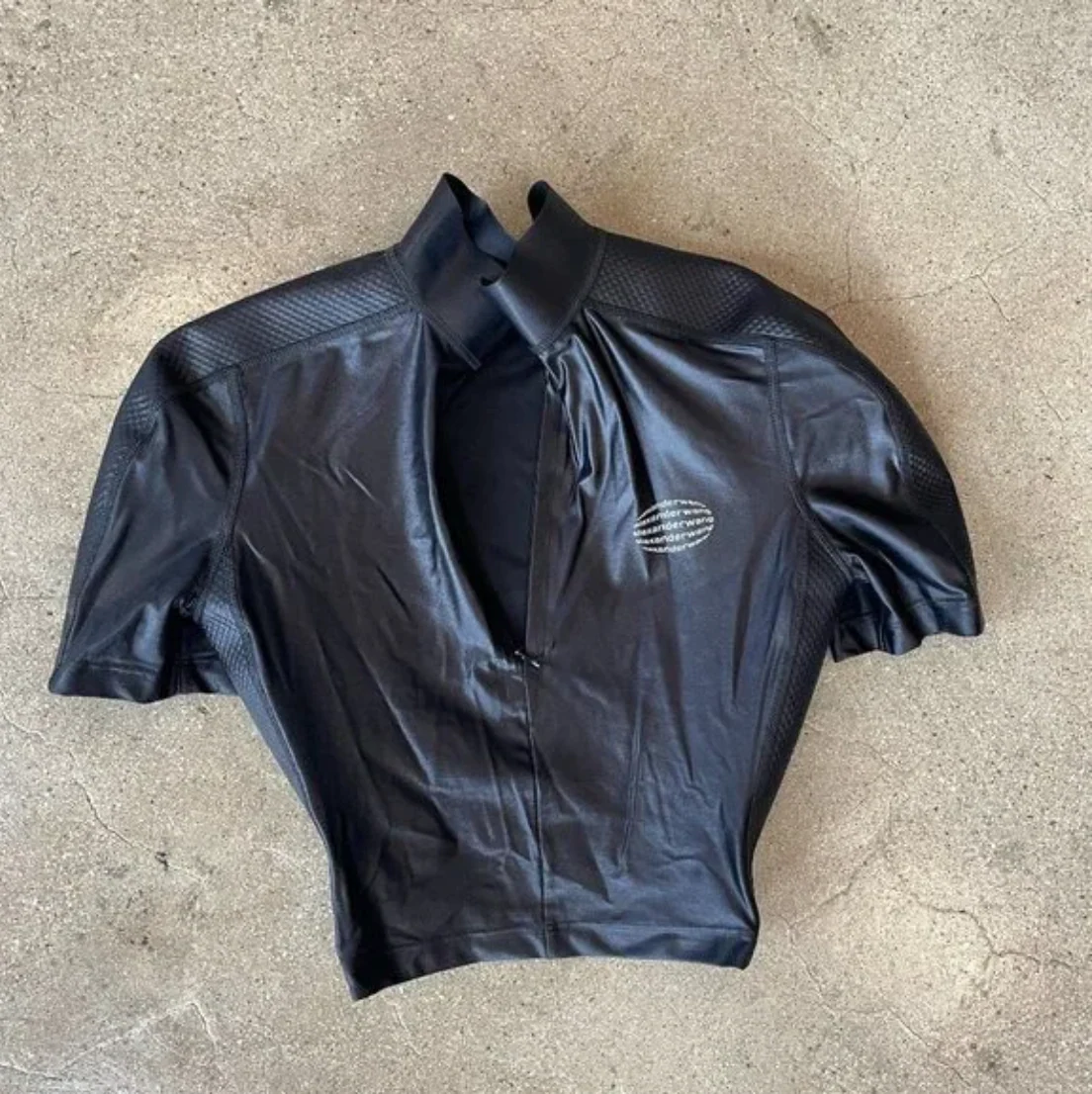 Alexander Wang Black Half-zip T-shirt - Image 2