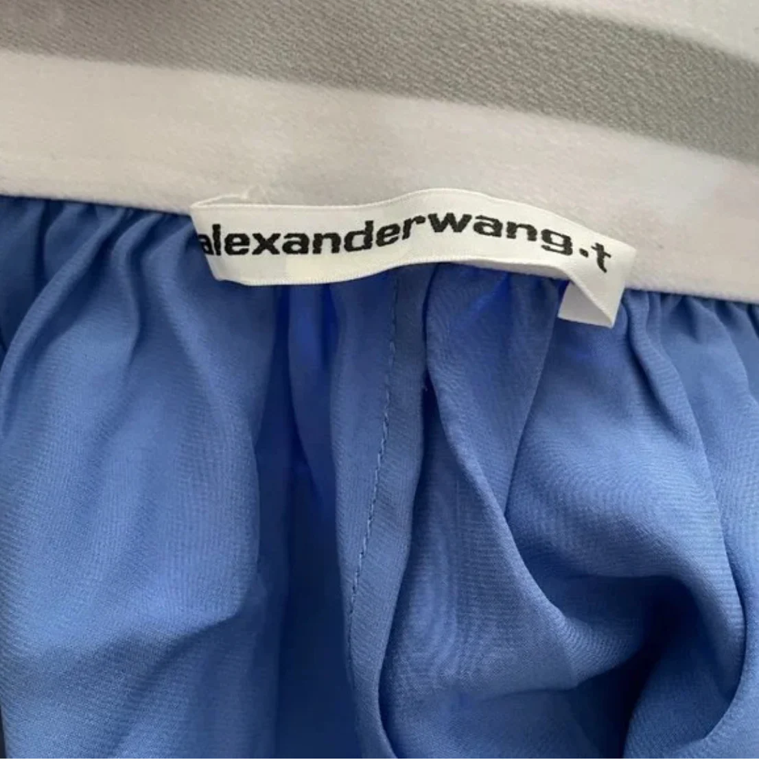 Blue Silk shorts T by Alexander Wang - Image 2