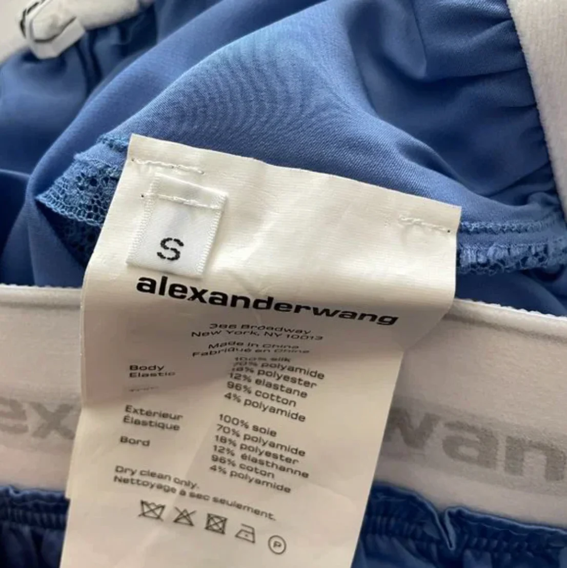 Blue Silk shorts T by Alexander Wang - Image 3