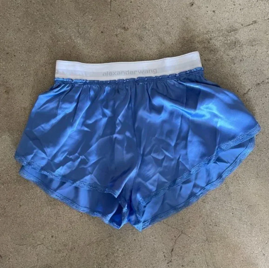 Blue Silk shorts T by Alexander Wang - Image 4