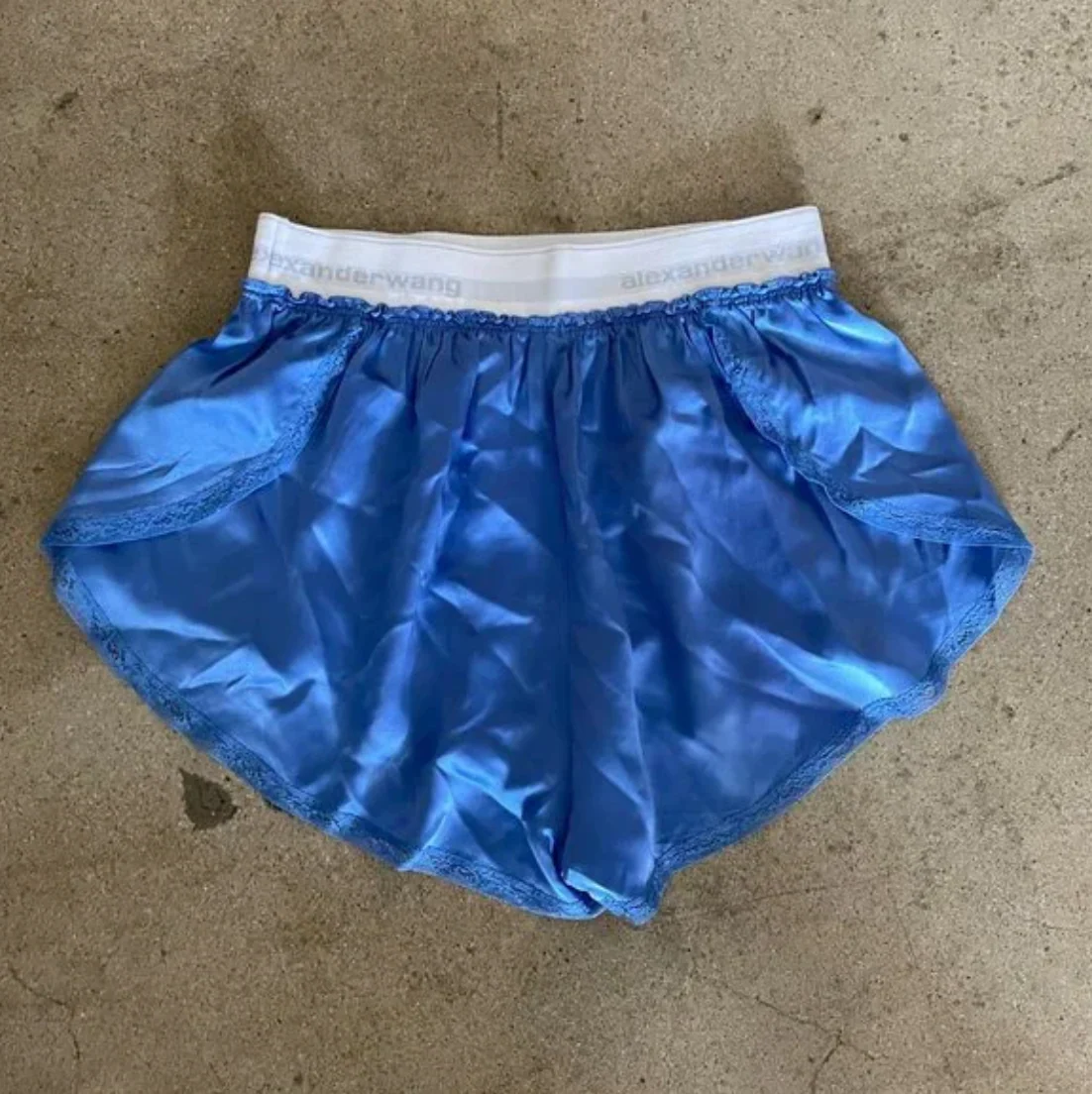 Blue Silk shorts T by Alexander Wang - Image 5