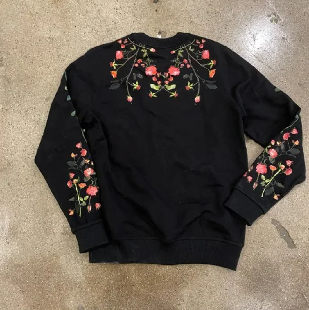Burberry Black Floral-printed Sweatshirt - Image 3
