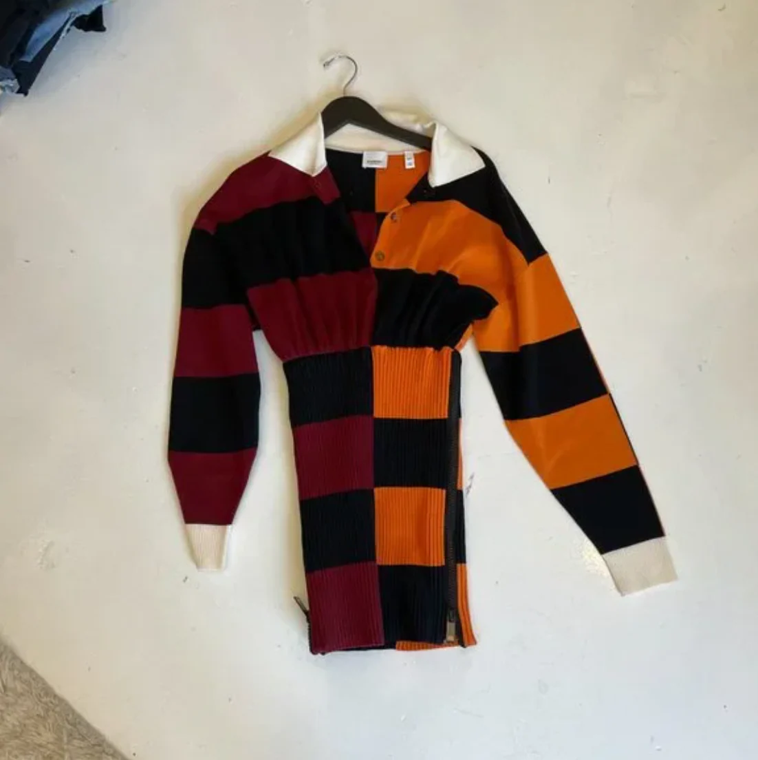 Burberry Stripe Polo Dress - Image 2