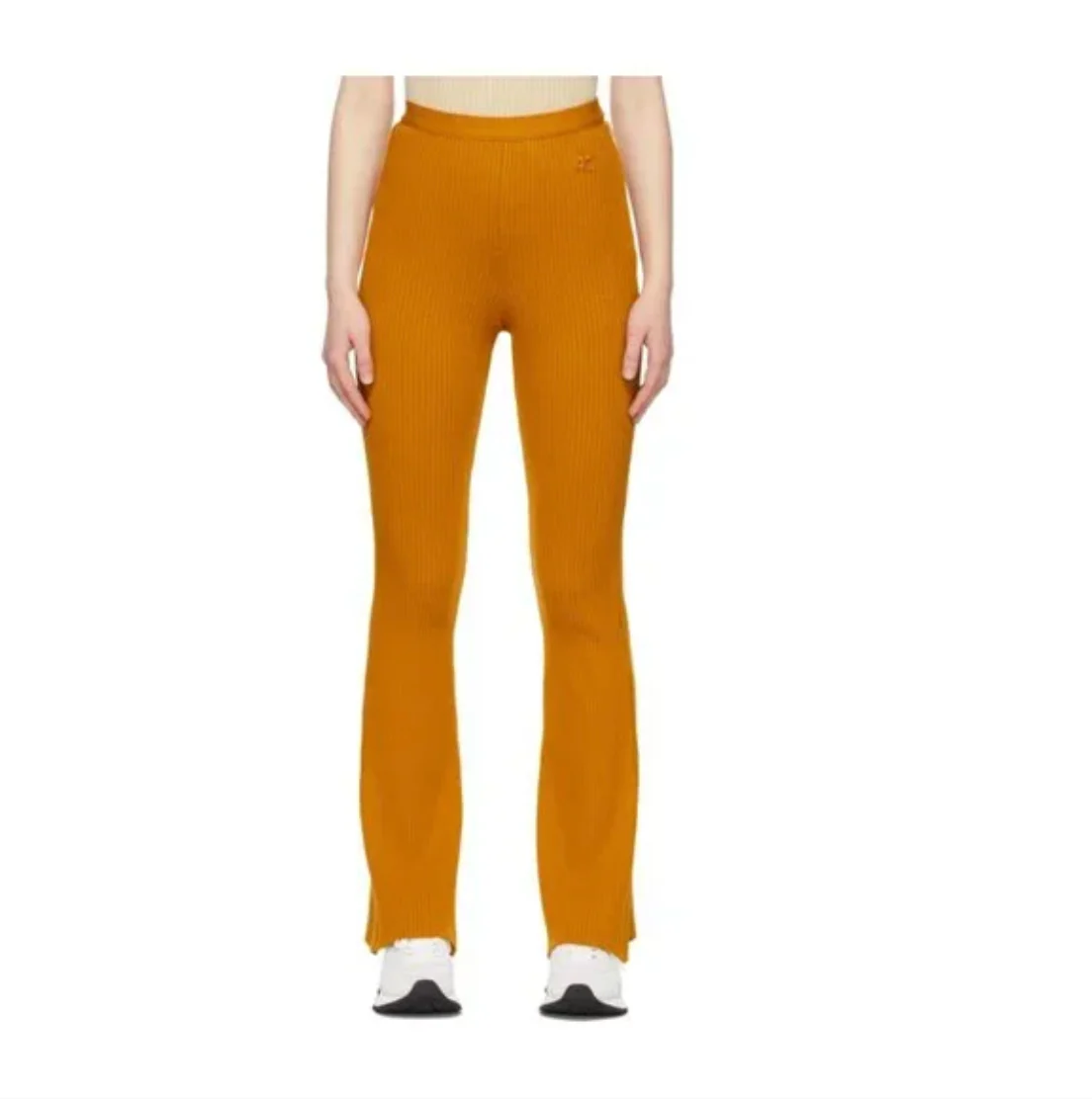 Courrèges Orange Classic Knit Lounge Pants