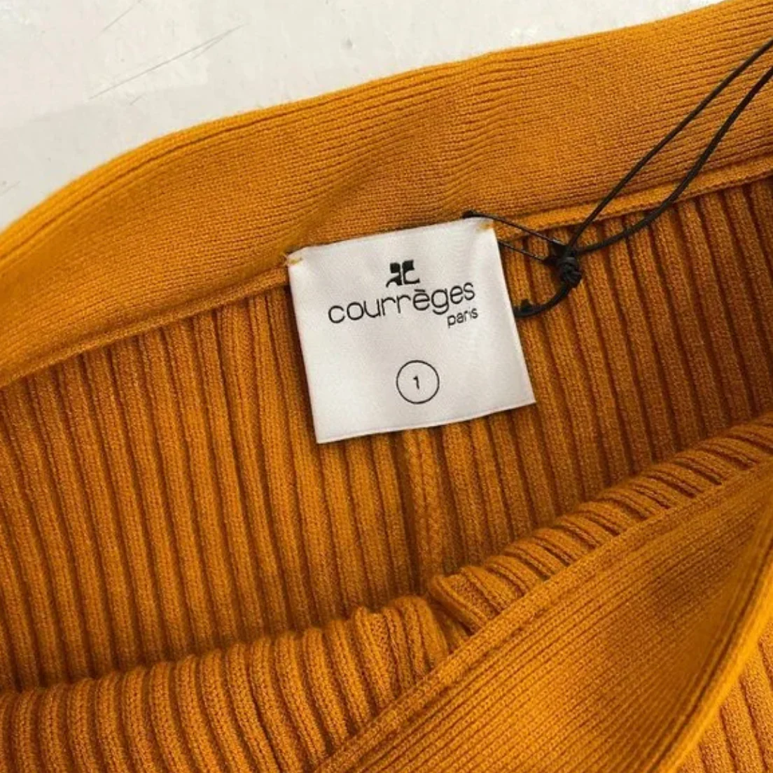 Courrèges Orange Classic Knit Lounge Pants - Image 3