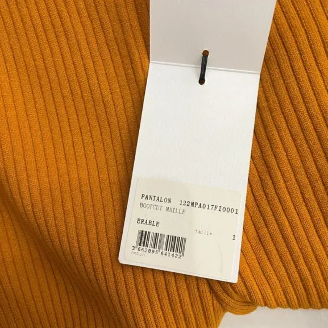 Courrèges Orange Classic Knit Lounge Pants - Image 4