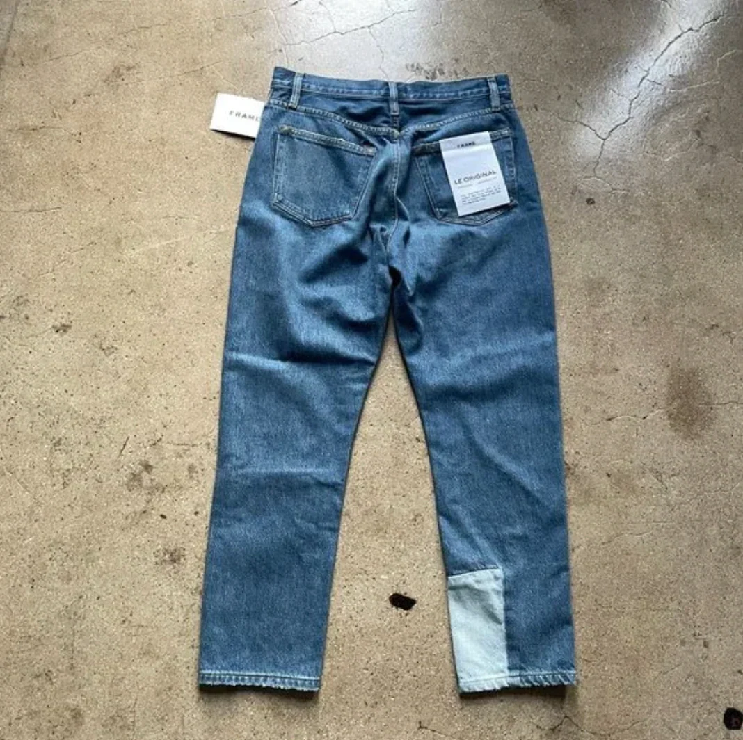 Frame Le Original Landa Mix Patchwork Jeans - Image 2