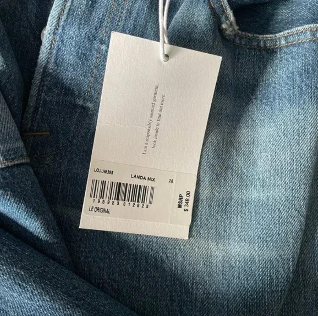 Frame Le Original Landa Mix Patchwork Jeans - Image 3