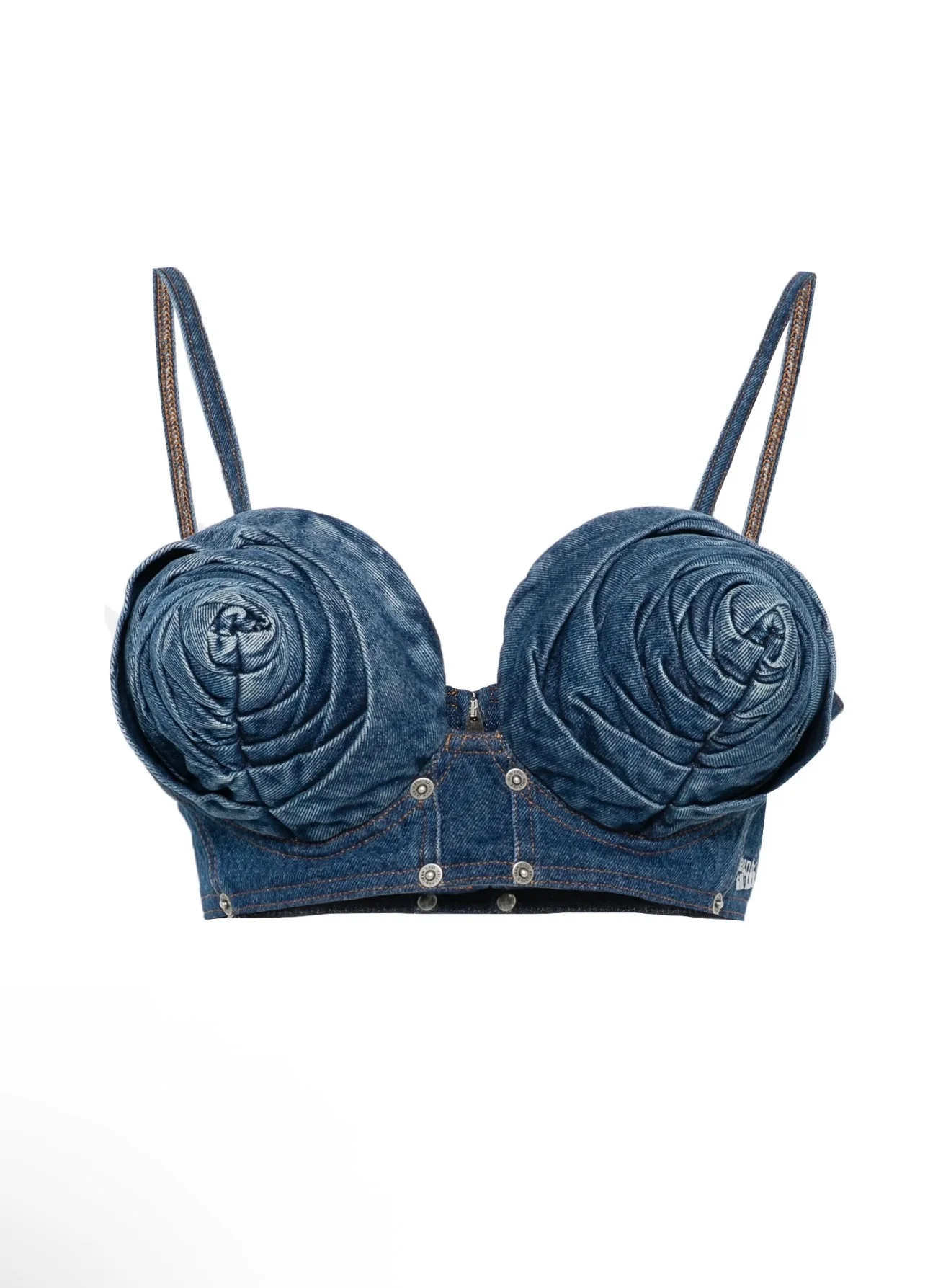 JPG Denim bralette