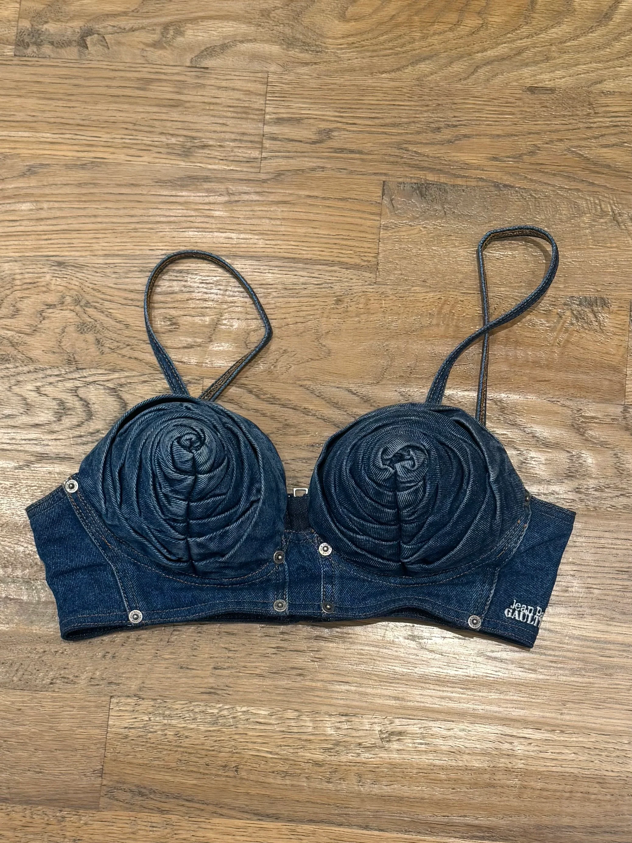 JPG Denim bralette - Image 3