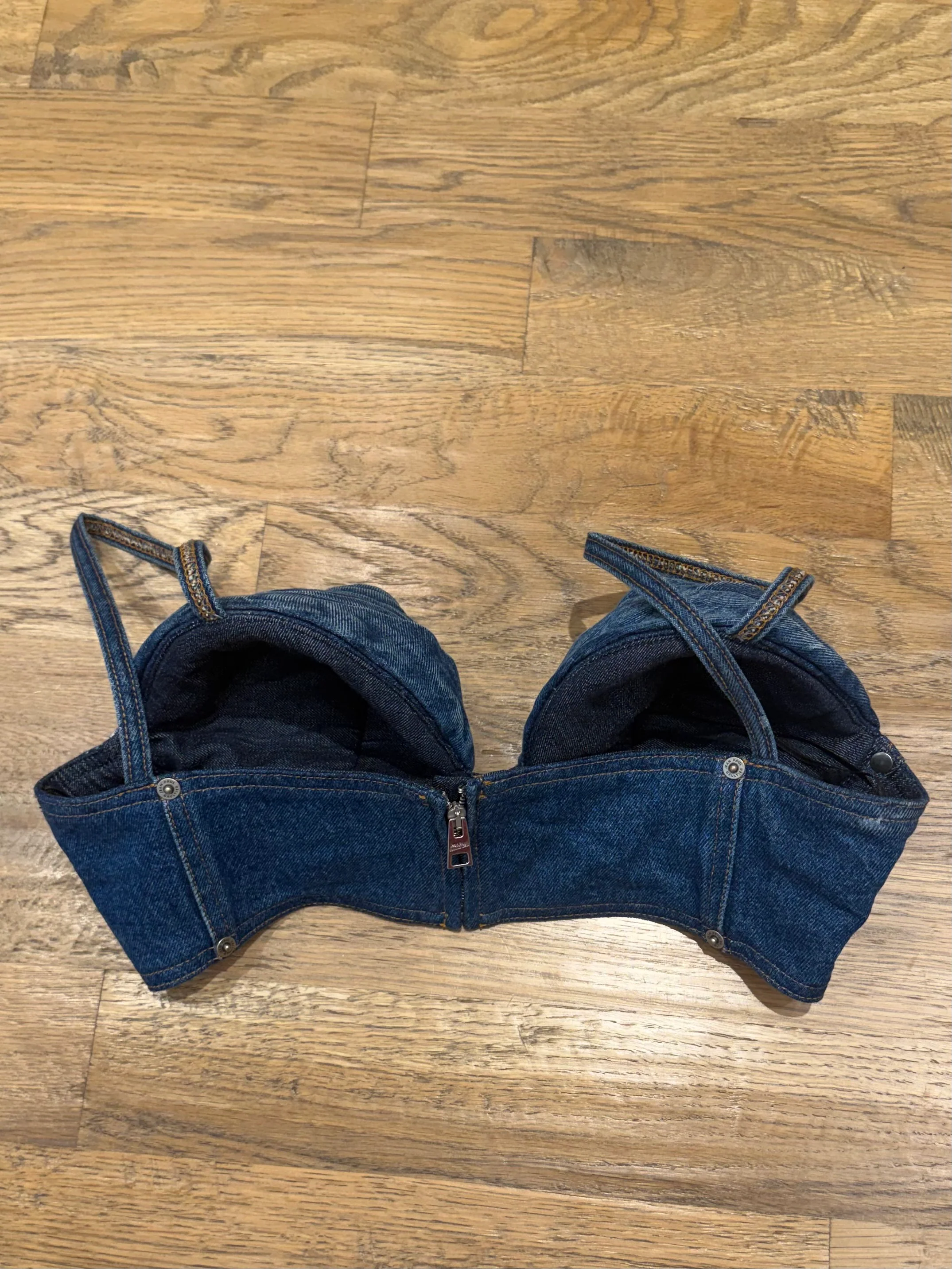 JPG Denim bralette - Image 4