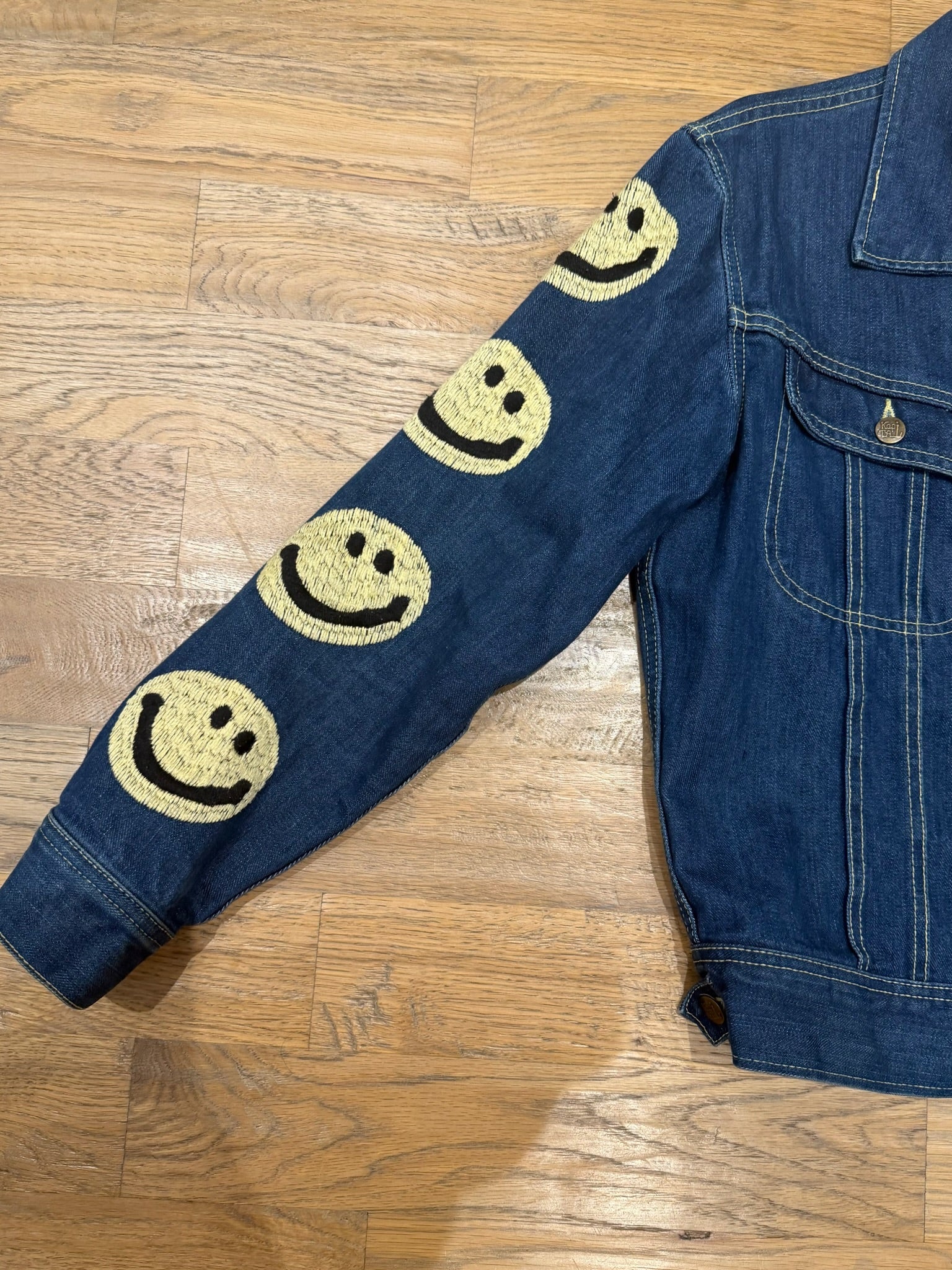 Kapital Smiley Denim Trucker Jacket - Image 3