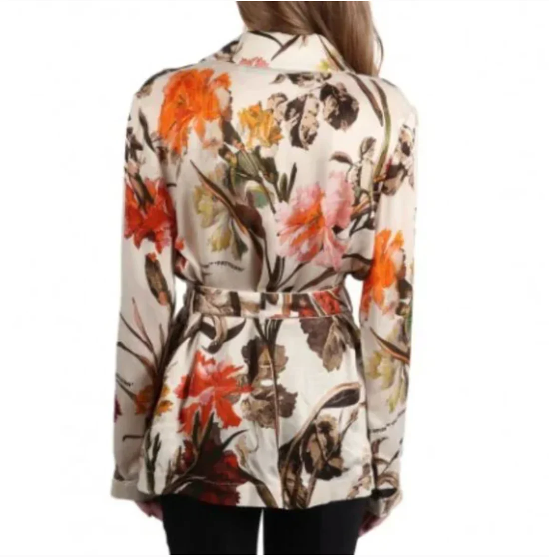 Off-White Floral Pajama Top - Image 2