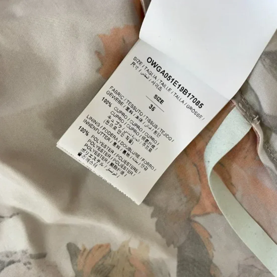 Off-White Floral Pajama Top - Image 5