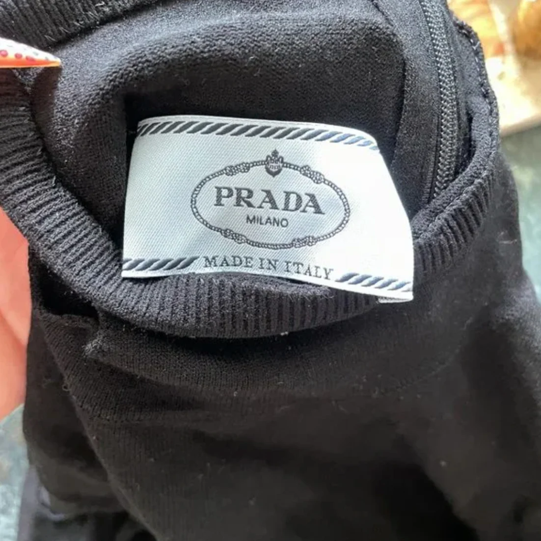 Prada Openwork-sleeve Viscose Sweater - Image 2