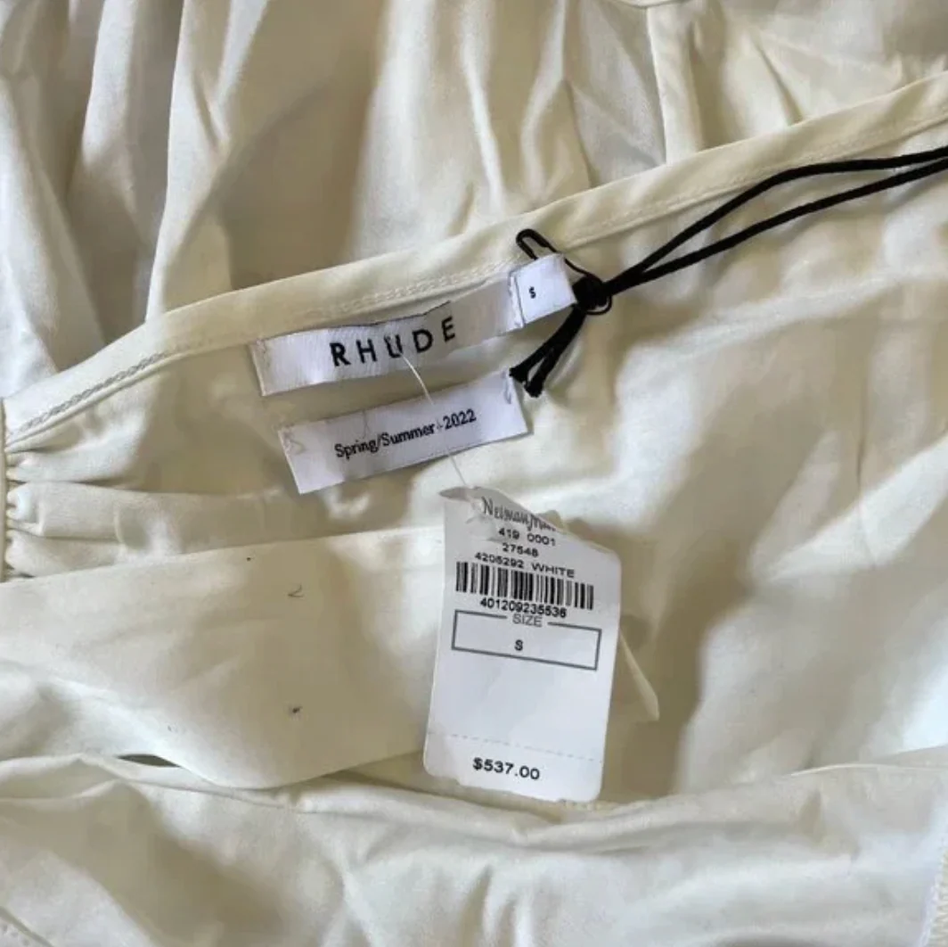 Rhude Cross-Tie Cut-Out Halter Neck Top - Image 2