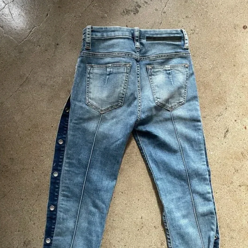 Unravel Project Lace Up Jeans - Image 3